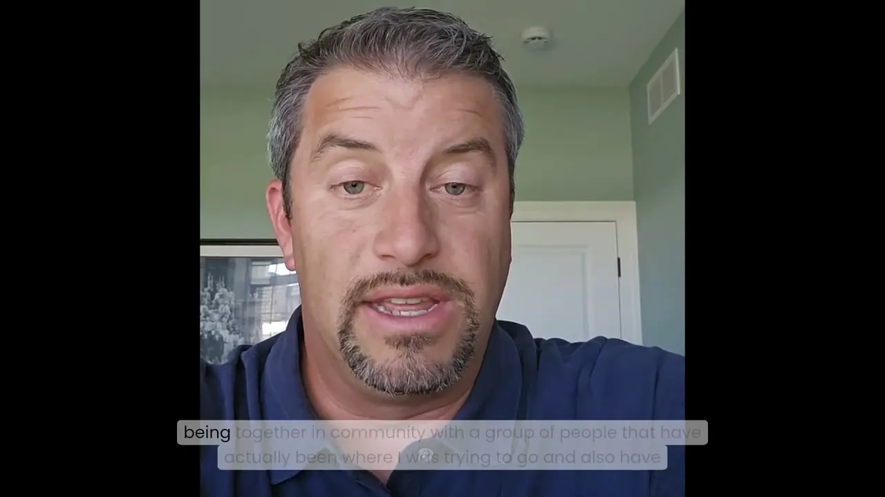 Adam Kimmel sharing their LevelUp experience on camera