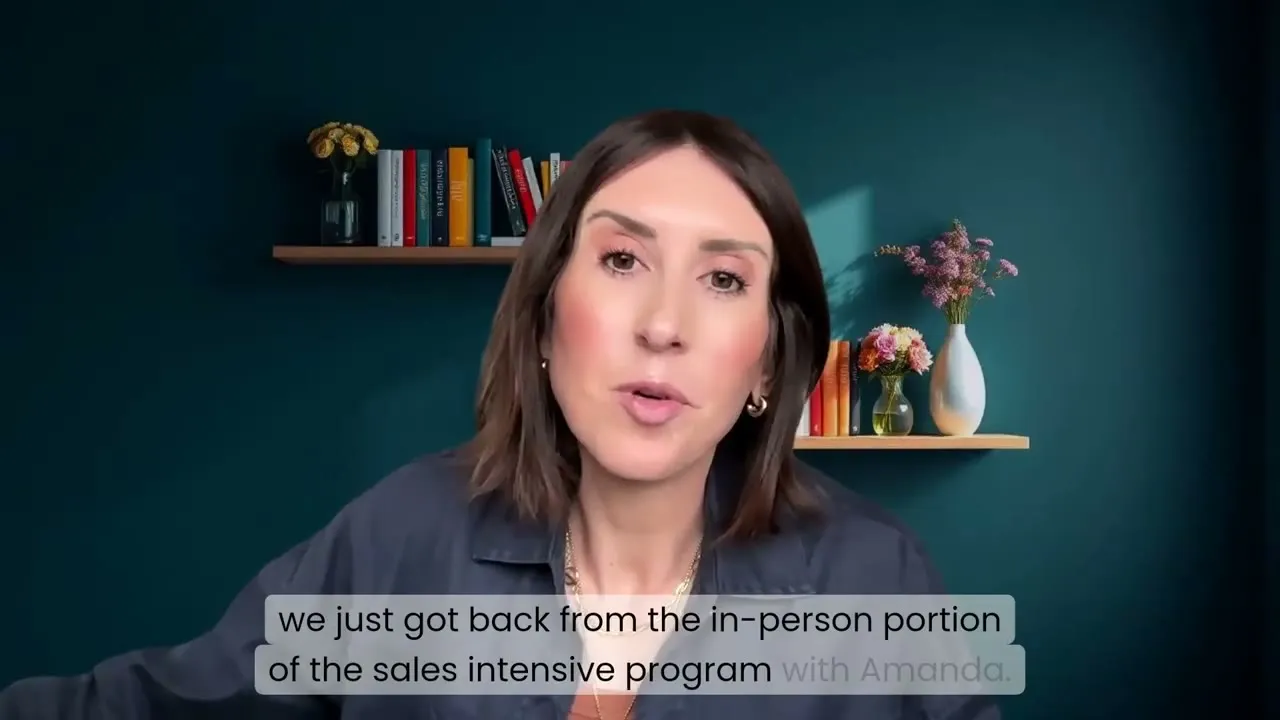 Ally Ross sharing their LevelUp experience on camera